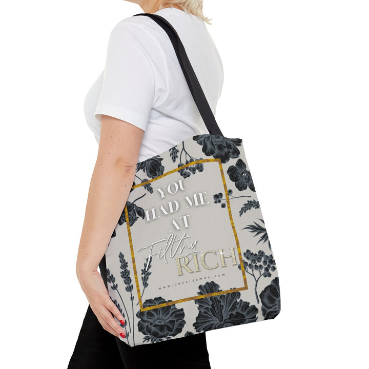 "You Had Me at Filthy Rich" Tote Bag | Luxe Style for Book Lovers