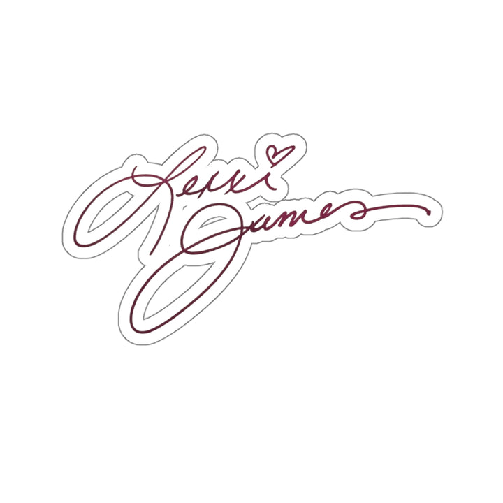 Lexxi James Name Plate Sticker | For That Personalized, Signed-Book Feel