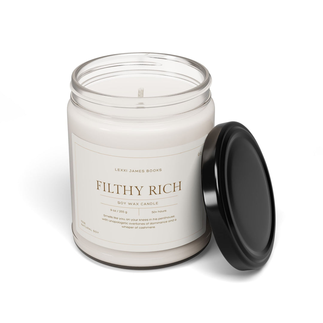 "Filthy Rich" Candle | For the Romance Reader Who Craves Big B Energy