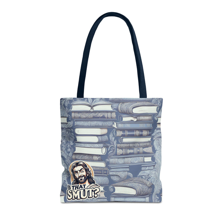 "Is That Smut?" Tote Bag | Featuring Jesus Winking for the Romance Reader Who Loves a Little Spice