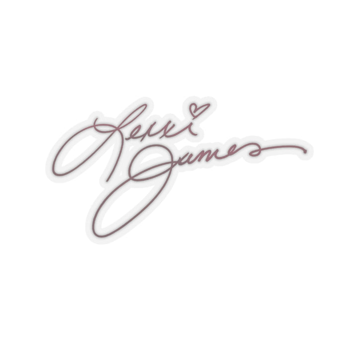 Lexxi James Name Plate Sticker | For That Personalized, Signed-Book Feel