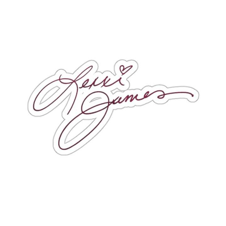 Lexxi James Name Plate Sticker | For That Personalized, Signed-Book Feel